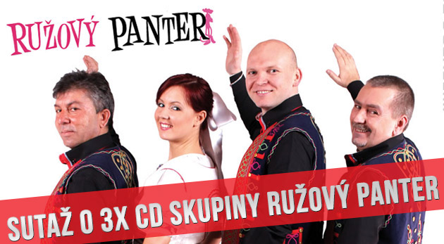 Súťaž o 3x CD skupiny Ružový panter