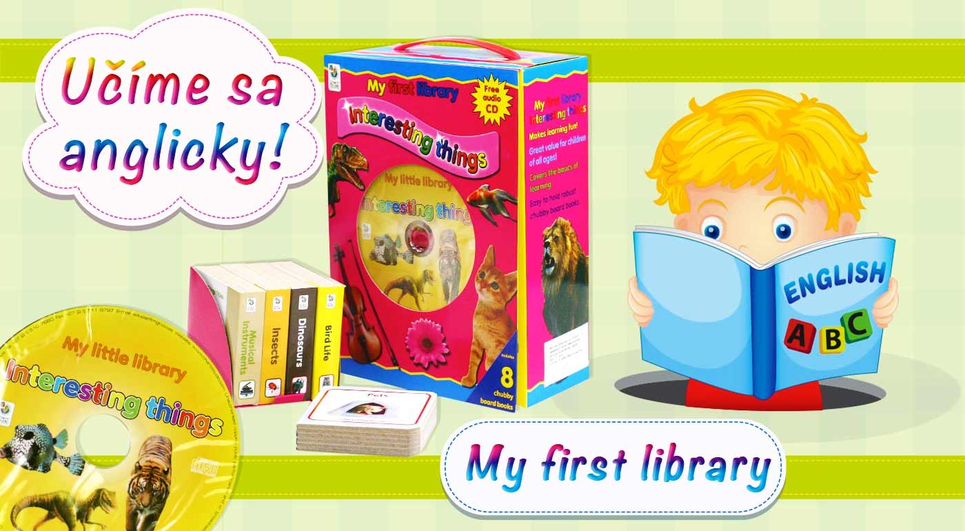 Súťaž o balík detských knižiek na výučbu angličtiny English is easy  