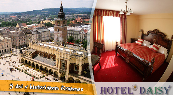 3 alebo 4 dňový pobyt v Hoteli Daisy Superior*** v Krakowe.