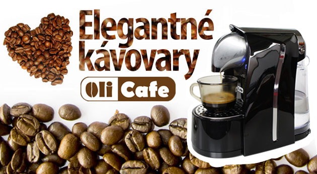 Kávovar Olicafe - automatická verzia vrátane 10 kapsúl kávy Crema bar a Arabica len za 20€