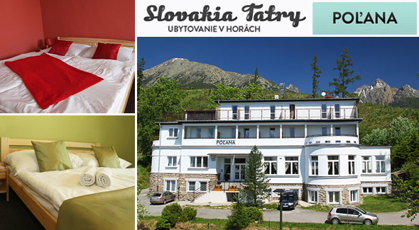 3 dňový pobyt vo Vysokých Tatrách pre 1 osobu len za 39€