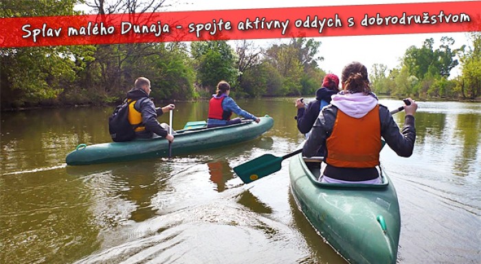 Splav malého Dunaja - adrenalín a dobrodružstvo na vode aj pre začiatočníkov.