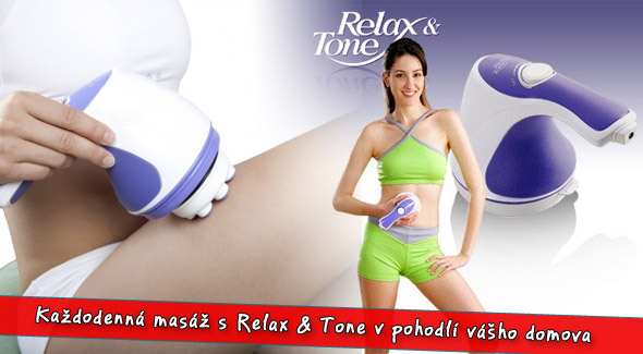 Masážny prístroj Relax & Tone Second Generation vrátane poštovného - masáž z pohodlia vášho domova.