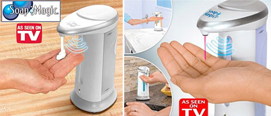 automatický dávkovač mydla