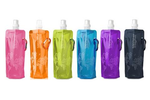 Univerzálna skladacia fľaša - praktická, ľahká, prenosná, originálna, ekologická.....vynikajúci tip na darček,