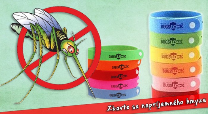 Zbavte sa nepríjemného hmyzu! Repelentné náramky - 5 kusov.