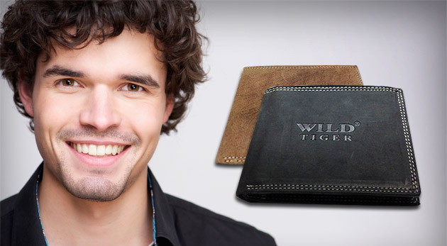 Pánska kožená peňaženka značky Wildtiger - moderný biznis štýl pre každého muža