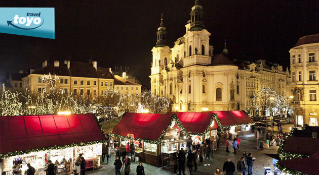 Adventný zájazd do Prahy vrátane autobusovej dopravy, certifikovaného sprievodcu, návštevy vianočných trhov, návštevy najväčšieho nákupného centra v ČR, batožiny a zákonného poistenia za 27€