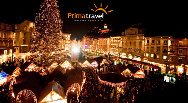 Jednodňový zájazd do vianočného Grazu za 25,90 € pre 1 osobu - autobusová doprava, služby sprievodcu, návšteva adventných trhov, poistenie insolventnosti CK