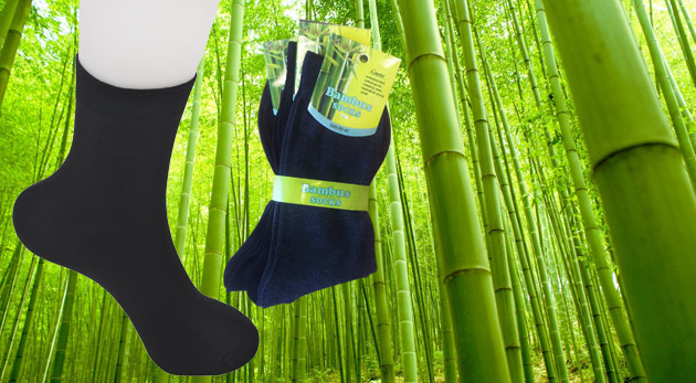 Ponožky z bambusového vlákna - mäkké, savé a bez zápachu!