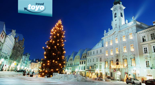 Zažite vianočnú atmosféru rakúskeho mesta Steyr a perly Českého Krumlova
