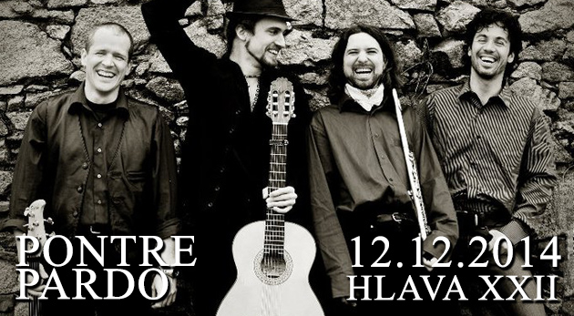 Vstupenka pre 1 osobu na koncert flamenco kapely Ponte Pardo v Hlava XXII 12.12.2014 o 19:30 hod. za 5€