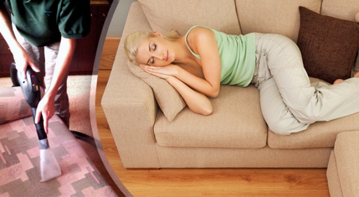 Čistenie a dezinfekcia čalúnených sedacích súprav, matracov i kobercov u vás doma!