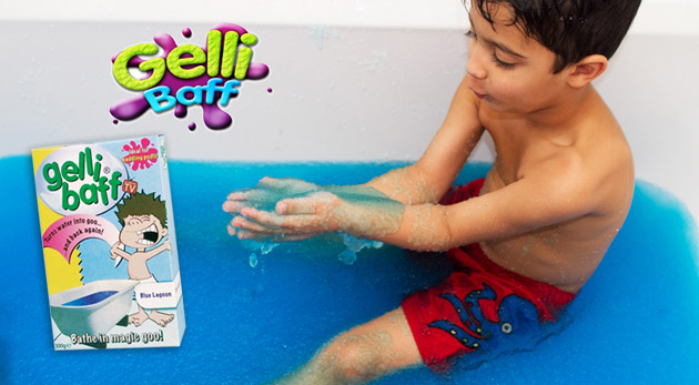 Gelli Baff - prášok do vody, ktorý ju zmení na farebný gél