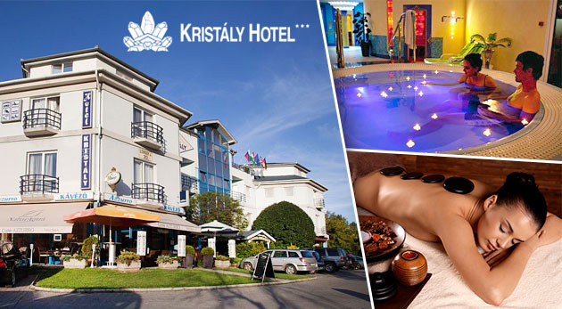 Wellness pobyt plný relaxu a dobrého jedla na brehu Balatonu v Kristály Hoteli*** na 3 alebo 4 dni