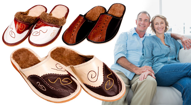 Pánske papuče s ovčou vlnou, model č. 18 za 7,90 € vrátane poštovného a balného v rámci SR