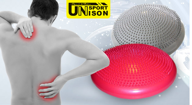 Masážno-balančný disk s ihlou na nafukovanie pre úľavu od bolestí chrbta
