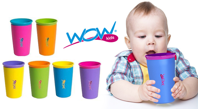 WOW cup - pohár, z ktorého nie je možné rozliať, ocenia najmä unavené mamičky