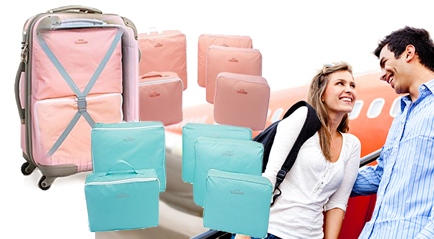 Poriadok a prehľad vo vašom kufri zabezpečí šikovný set cestovných organizérov