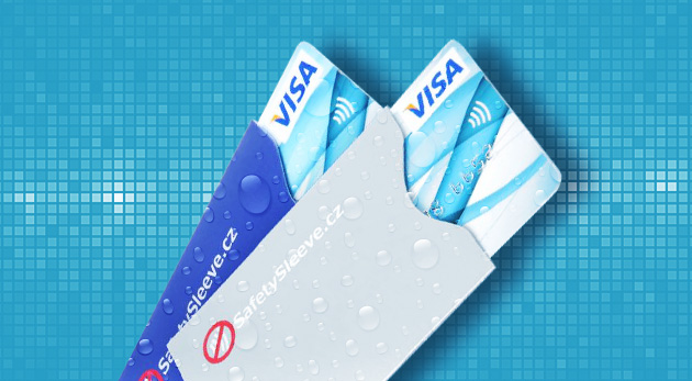 Ochranný obal na bezkontaktnú bankomatovú kartu 