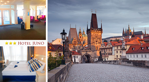 Hotel Juno - všetky nádhery Prahy ako na dlani