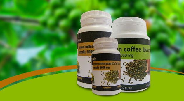 Green coffee bean DELUXE 6000 mg - 120 tabliet za 18,79 €