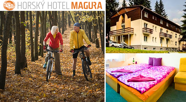 Zrelaxujte sa dosýtosti v Horskom hoteli Magura*** uprostred krásnej prírody Strážovskej pahorkatiny