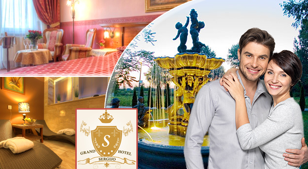 Trojdňová romantika s vašou láskou v elegantnom Grand Boutique Hoteli Sergijo**** v Piešťanoch