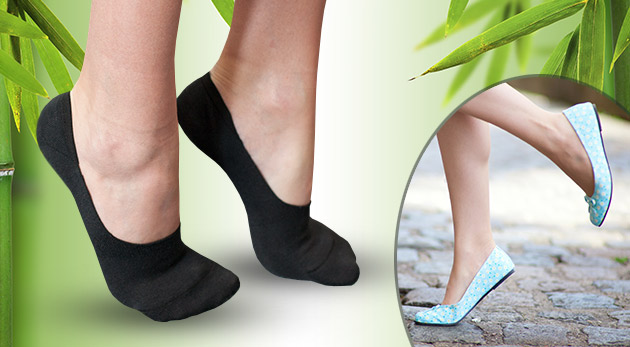 Dámske bambusové ponožky do balerínok AURA VIA - 5 párov za 4,49 €