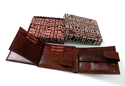 Pánska kožená peňaženka - hnedá farba za 10,90 €
