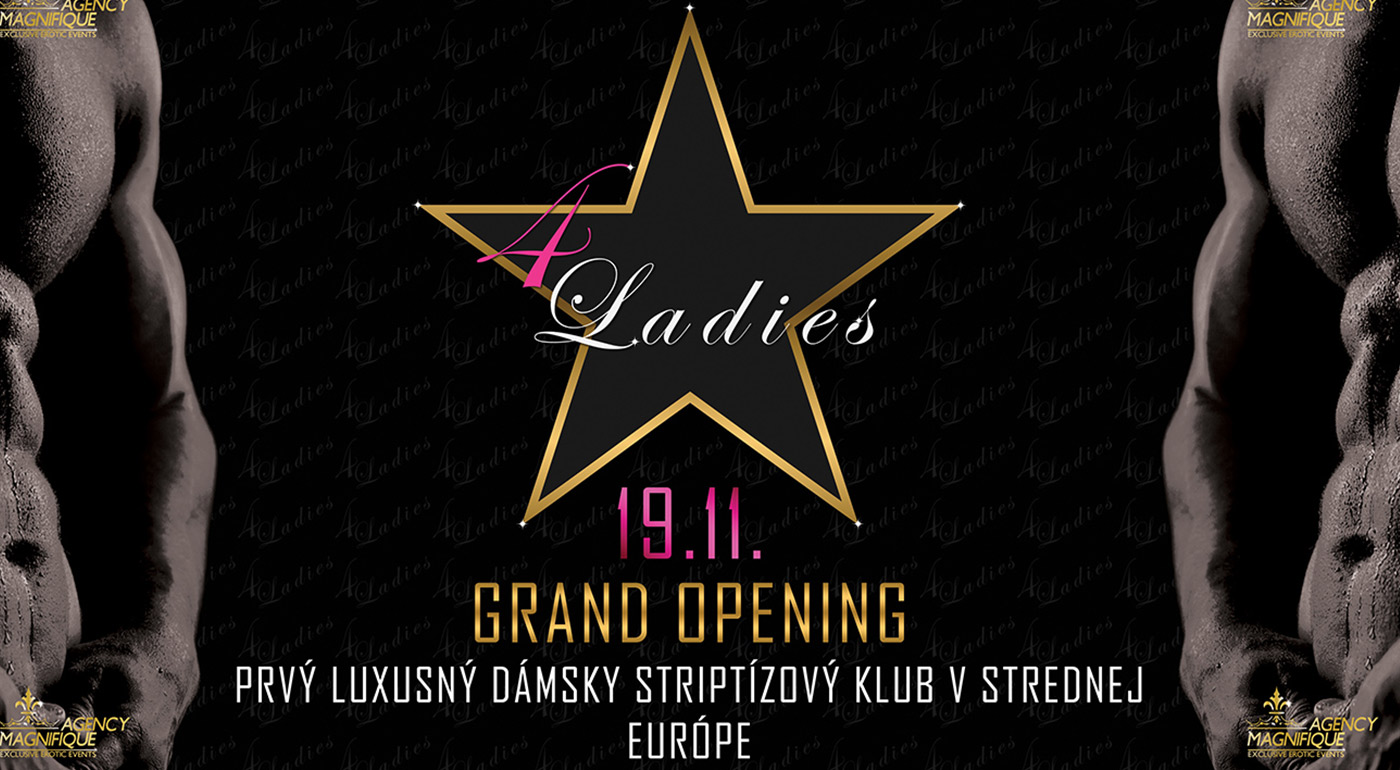 Pikantný mužský striptíz v prvom striptízovom klube výhradne pre dámy 4Ladies v Bratislave