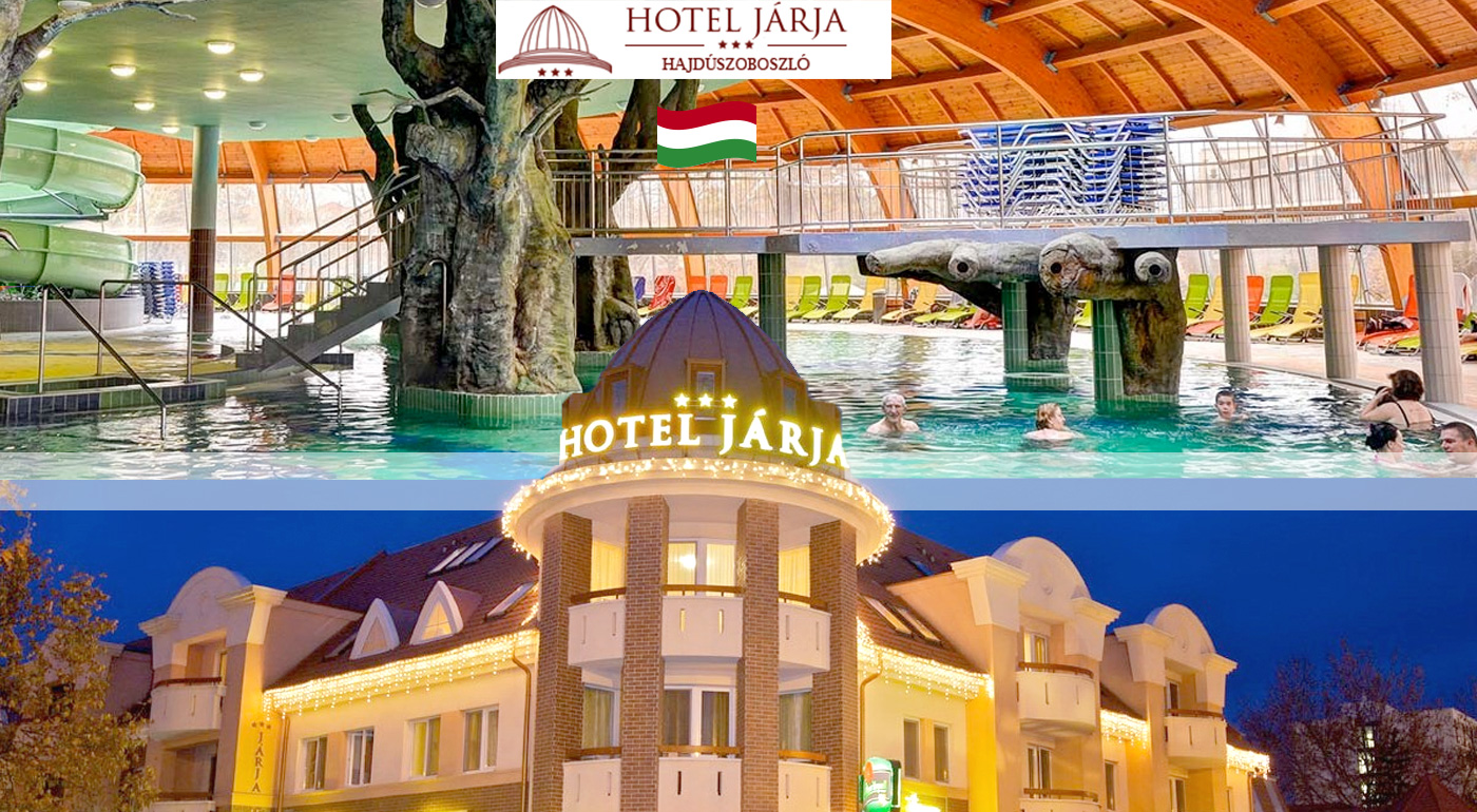 Hotel Járja*** - relax pre dvoch v svetoznámych maďarských kúpeľoch na 3 dni s voľným vstupom do wellness a kúpeľov