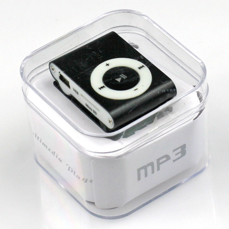 MP3 - mini prehrávač čierny