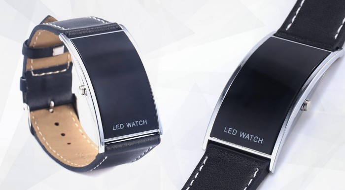 Pánske LED digitálne hodinky