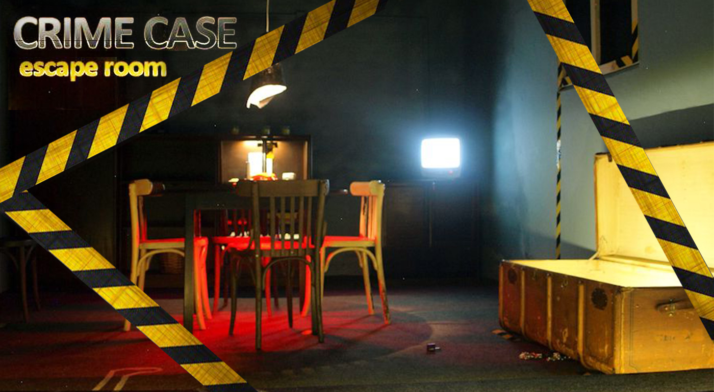 Dobrodružná spoločná hra plná zábavy, escape room - Crime case!