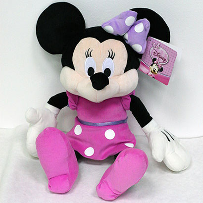 Disney hračka Minnie v tmavých šatách (dĺžka 60 cm)