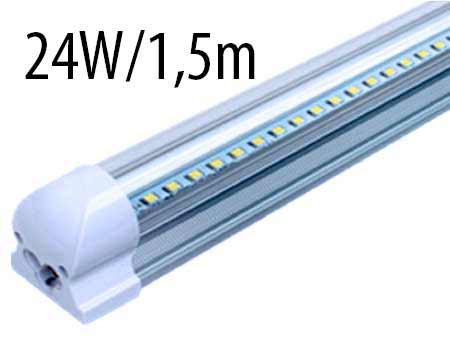 T8 LED trubicové svietidlo 24 W / 1,5 m, studená biela