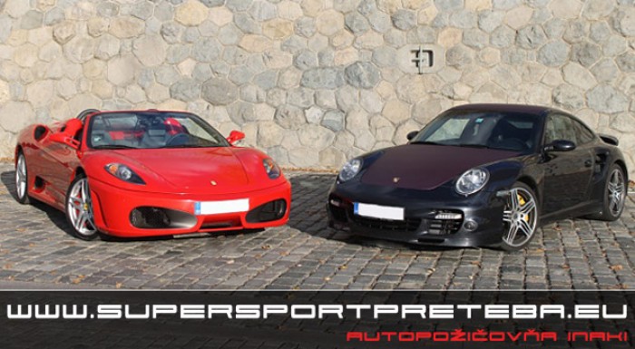Nezabudnuteľná jazda na Porsche 911 Turbo alebo na Ferrari F430.