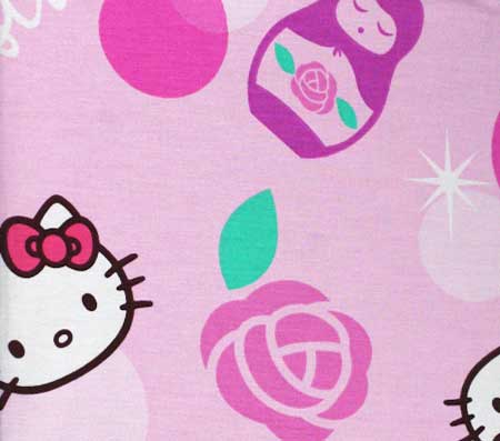 Nepremokavý detský chránič matraca Hello Kitty - vzor 4