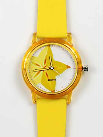 Dámske hodinky - žlté