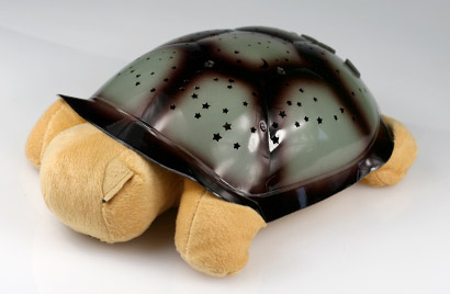 Hrajúca svietiaca plyšová korytnačka za 10,90€ - hnedá