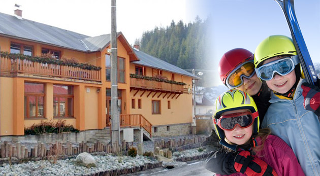 Skvelý 3 alebo 4 dňový zimný pobyt pre 2 osoby v Zuberci v Západných Tatrách s poriadnou lyžovačkou.
