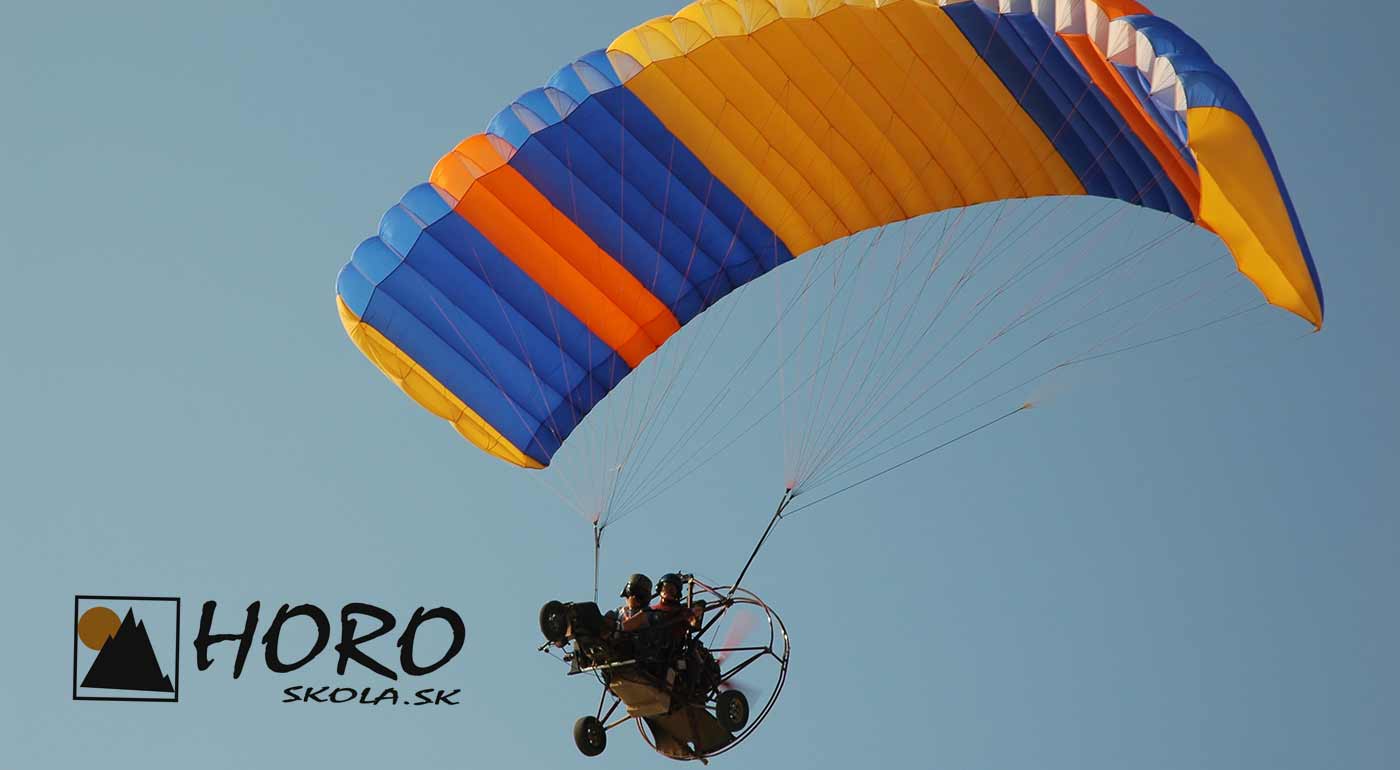 Tandemový motorový paragliding (50 min.)
