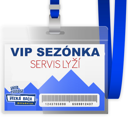 Super sezónka VIP s večerným lyžovaním + 2x servis lyží v hodnote 30 eur pre 1 osobu