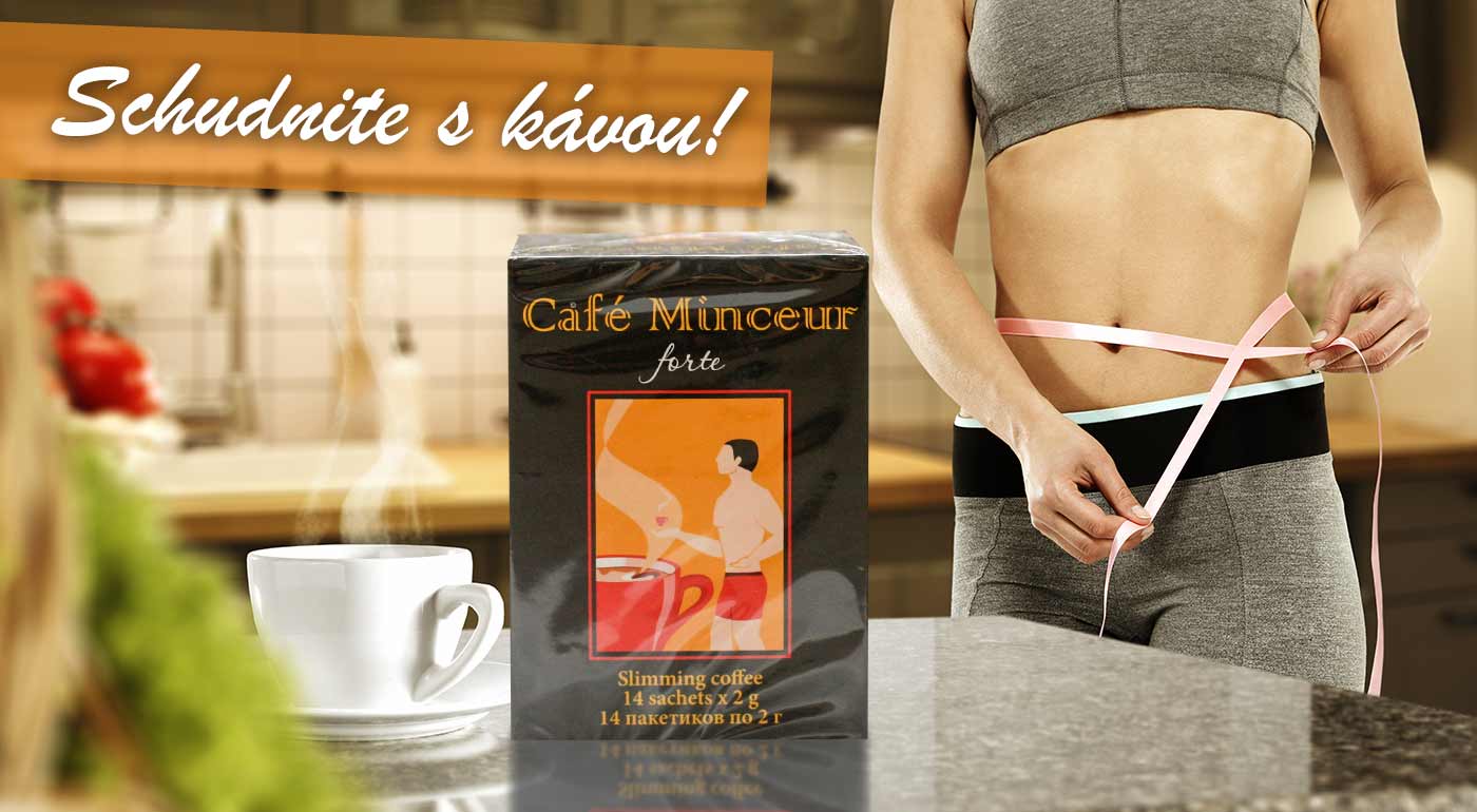 Káva na chudnutie Café Minceur s extraktom zo zeleného čaju!