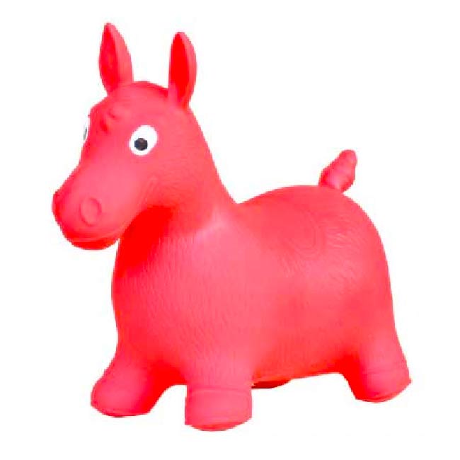 Hopsadlo koník Ben - farba červená