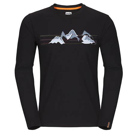 Pánske tričko Bormio LS Black Mountains - veľkosť M