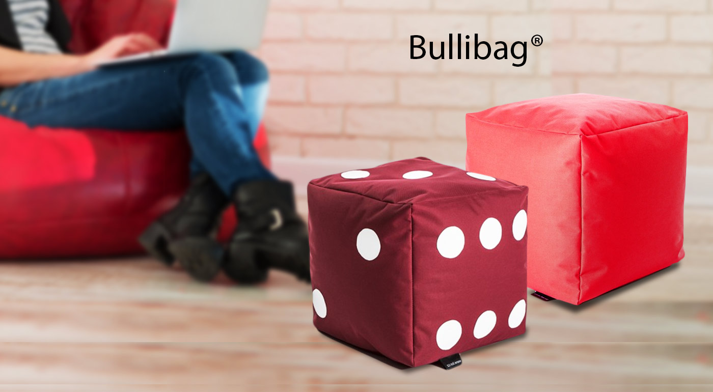 Sedacie kocky nemeckej značky BulliBag, ideálne do detskej izby, na terasu či do obývačky