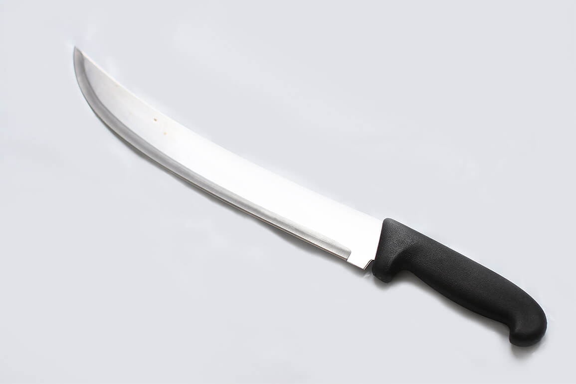 Kuchynský nôž veľký mäsiarsky (dĺžka čepele cca 33 cm)