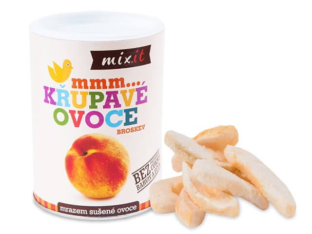 MIXIT Broskyňa - chrumkavé ovocie 50 g